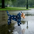 thumbnail image 4 of Full Coverage Hooded Dog Raincoat Poncho Jacket with D Ring for Outdoor Weather, 4 of 4