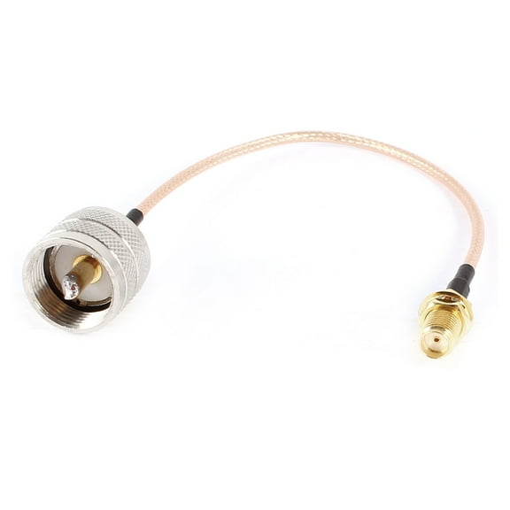 SMA Female to UHF Male F/M Adapter Pigtail RG316 Coaxial Coax Cable 21cm/8.3"
