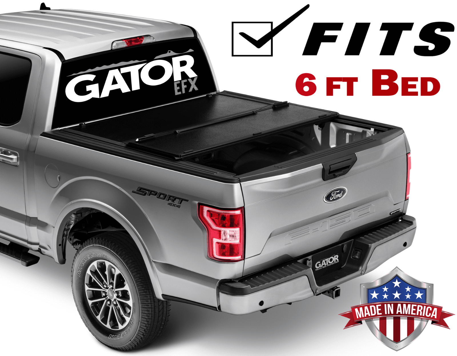 Gator Efx Hard Tri Fold Fits 2015 2019 Chevy Colorado Gmc Canyon 6 Ft