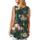 thumbnail image 3 of Playeras,Blusas y Tops,Ropa para Mujer Las mujeres camisetas sin mangas Camiseta de tirantes transpirable sin mangas con cuello redondo para mujer (Green, L), 3 of 6