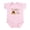 Petal Pink, variant on CafePress - Daddy's Little Meatball Body Suit - Baby Light Bodysuit, Size Newborn - 24 Months