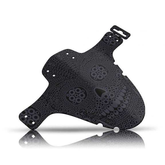 Rie:Sel Design schlamm:PE Standard Sized Front Bicycle Fender - Los Muertos - FE-S056