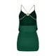 thumbnail image 5 of ICHUANYI Clearance Women's Asymmetrical Chain Strap Decor Crisscross Backless Bodycon Skirt Tops Two Piece Set(Green, XL) ICHUANYI WER2023080807968, 5 of 6