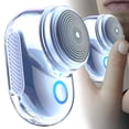 thumbnail image 1 of Mini afeitadora eléctrica portátil, mini afeitadora eléctrica para hombres, afeitadora recargable por USB, fácil de usar con un solo botón, 1 of 6
