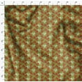 thumbnail image 4 of Soimoi Green Poly Georgette Fabric Red Heart Printed Fabric 1 Yard 52 Inch Wide, 4 of 6