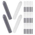 thumbnail image 1 of GAXIRE 200pcs Dishwasher Rack Prong End Covers Dishwasher Prong Rack Caps Milk White Soft PVC for Users, 1 of 8