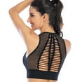 thumbnail image 5 of URMAGIC Push-up Mesh Sports Bras for Women-Front/Back Cutout Sexy Workout Yoga Crop Top, 5 of 6