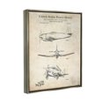 thumbnail image 3 of Stupell Industries Vintage Historic US Aircraft Graphic Art Luster Gray Floating Framed Canvas Print Wall Art, Design by Karl Hronek, 3 of 6