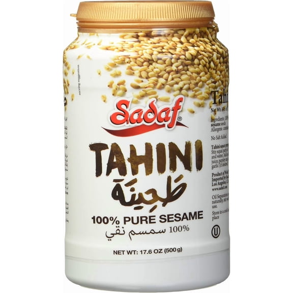(Pack of 12) Sadaf Sesame Tahini 100% Pure 500 Gm