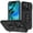 D-Black, variant on JTCASES for iPhone 11 Pro Case, Sliding Camera Cover  Rotating Ring Kickstand   Magnetic Car Mount   Inside Card Holder, Bracket Shockproof Frame Anti-drop PC TPU Heavy Duty Protection, Black/Silver