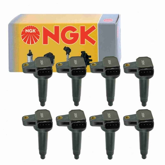 8 pc NGK 48991 Ignition Coils for 00319 1415102 1415102Y 1415216 178-8313 178-8526 2505-307327 2IGC0182 319 36-8079 673-1303 88921392 90080-19027 90080-91180 90080-91181 90080-91204 90919-01178