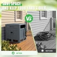 thumbnail image 4 of Homall Hose Reel, with Hose Guide, 180 ft Hose Capacity, Hose Hideaway Garden Hose Reel, Gray, 4 of 6