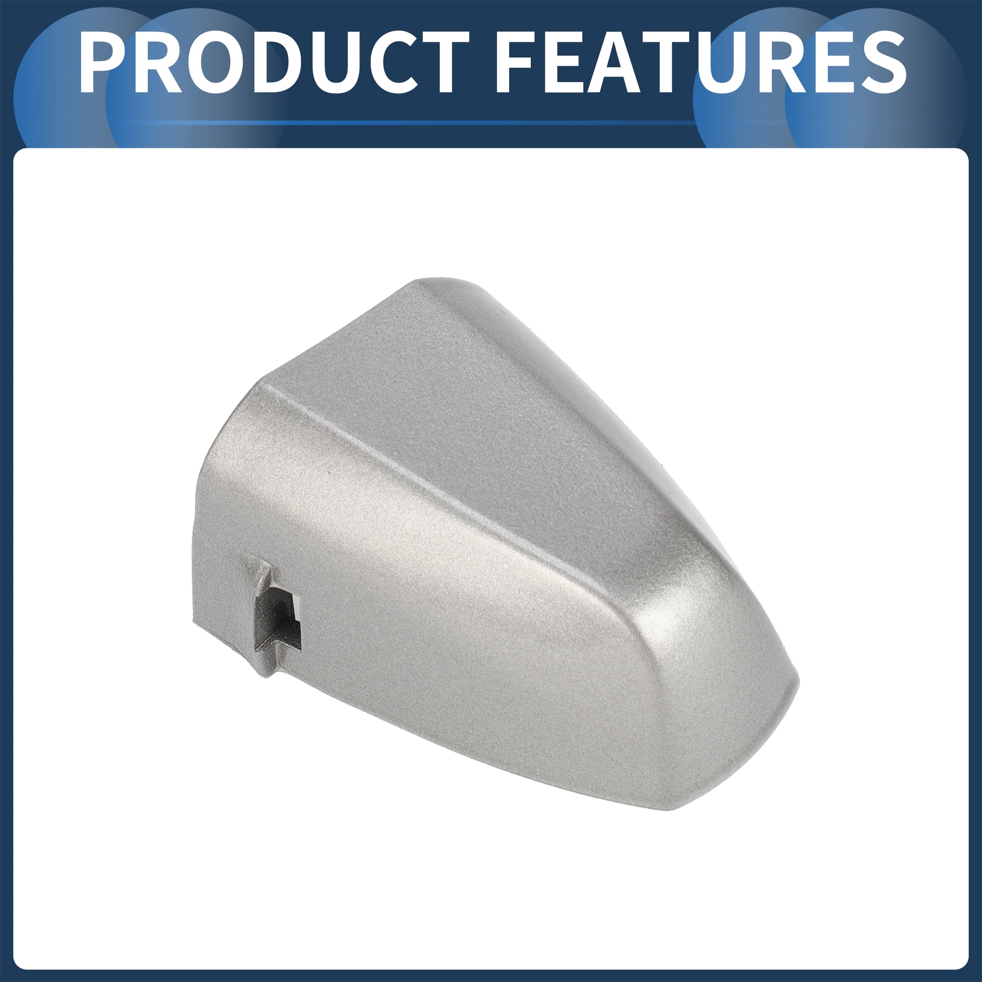 Unique Bargains Durable ABS Car Door Handle Cover Silver Tone for BMW X1 X2 X5 F15 X6 F16