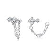 thumbnail image 1 of Arete de Tassel Bañado en Plata, 1 of 9