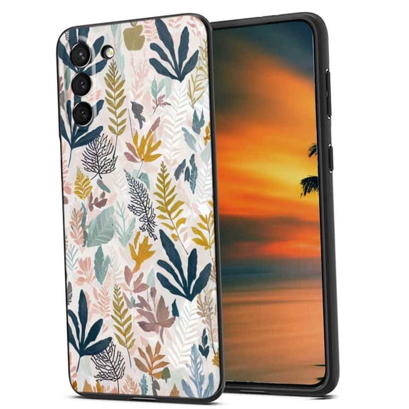 Leaves-162 Phone Case, Degined for Samsung Galaxy S22+ Plus Case Men Women, Flexible Silicone Shockproof Case for Samsung Galaxy S22+ Plus