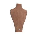 thumbnail image 4 of Expositor de collares con busto de madera, organizador de collares para exhibir joyas. S, 4 of 9