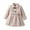 Beige, variant on TBWNWG Toddler Baby Girl Clothing Jacket Coat Long Sleeve Plain Buttons Dress Coat Autumn Winter Outfit,Size 3-4 Years