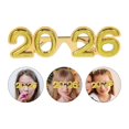 thumbnail image 2 of 3pcs Graduation Eyeglasses: 2026 Happy New Year Glasses Class Of 2026 Eyewear Novelty Sunglasses For Graduation Party Supplies Kids Adults Costume Pho, 2 of 3