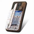 thumbnail image 3 of For Xiaomi Mi 11 Retro Painted Zipper Wallet Back Phone Case(Brown),iPhone 13 Pro, 3 of 7
