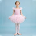 thumbnail image 2 of Byoo Little Girls Dance Tutu Dress Sequin Solid Color Sleeveless Ballet Puffy Tulle Dresses Breathable Mardi Gras Clothes for Children, 2 of 4