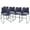 Navy, variant on Flash Furniture HERCULES Series Plastic Stack Chairs with Sled Base and Carrying Handle Gray 5 Pack