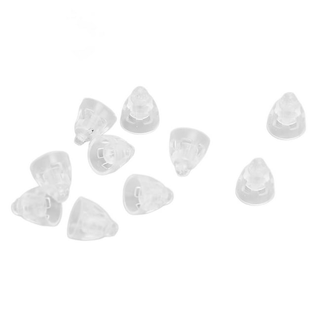10 Pcs Dômes, Pièces d'Oreille en Silicone Transparentes, Confortables Antistatiques Réutilisables à une Seule Couche, Bouchons d'Oreille Ouverts Ventilés de Remplacement pour Dômes
