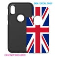 thumbnail image 2 of DistinctInk Custom SKIN / DECAL compatible with OtterBox Commuter for iPhone XS MAX (6.5" Screen) - Red White Blue British Flag UK - Show Your Love of the UK, 2 of 5