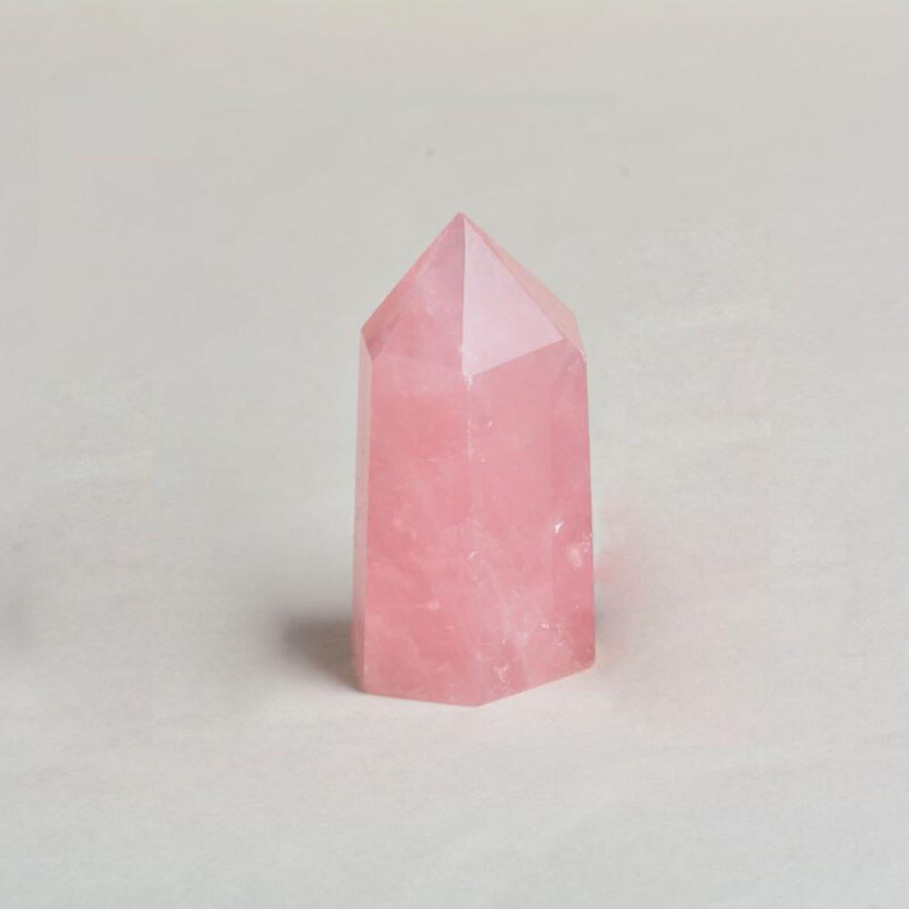 Rose Quartz Crystal Point large rose quartz point healing crystals and stones - rose quartz stone point rose quartz tower 50