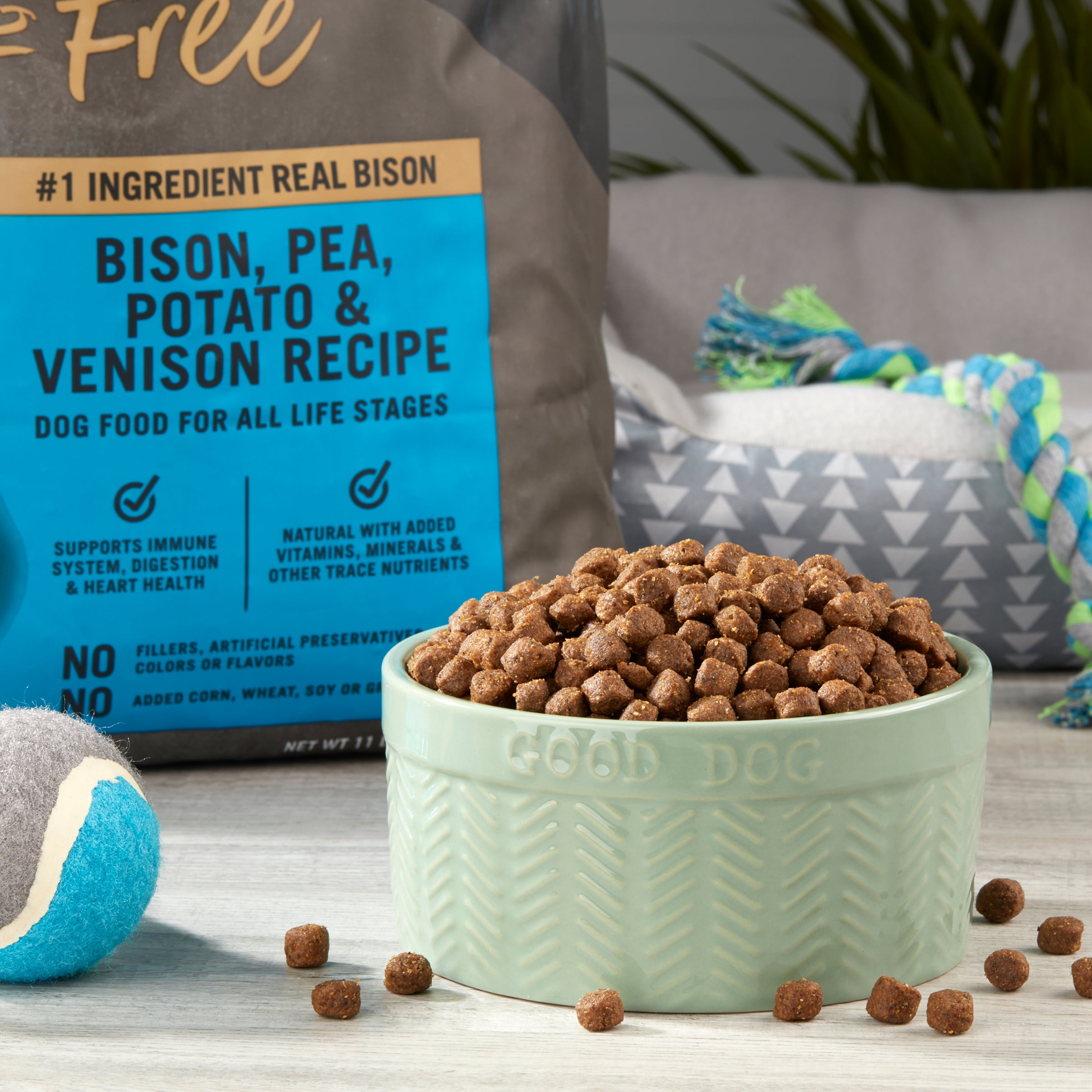 Grain free bison dog food hotsell