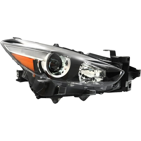 PET-U Replacement for 2017-2018 Mazda 3 Headlights Right Passenger Side MA2519175