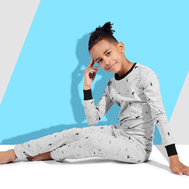 Taimoon Family Feeling Little Boys Kids Pajamas Sets 100 Cotton Pjs Toddler Walmart Com Walmart Com