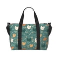 thumbnail image 2 of Sigee Flowe Rooster for Hand Travel Bag,Sports Tote Gym Bag for Men and Women, 2 of 7