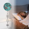 thumbnail image 4 of 14 Inch Wall Clock Battery Operated Silent Clock Decorative for Office, Kitchen, Outdoor, Living Room，Spring Blossom Flowers Background Graceful, 4 of 4