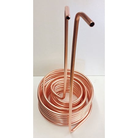 Quick Chill Triple Coil Immersion Wort Chiller, 3/8"/50', Copper