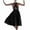 Black, variant on Summer Dresses for Women 2025, Womens Summer Sexy Strap Pleated Solid Sleeveless And Linen Backless Strapless Dress(Black,S)