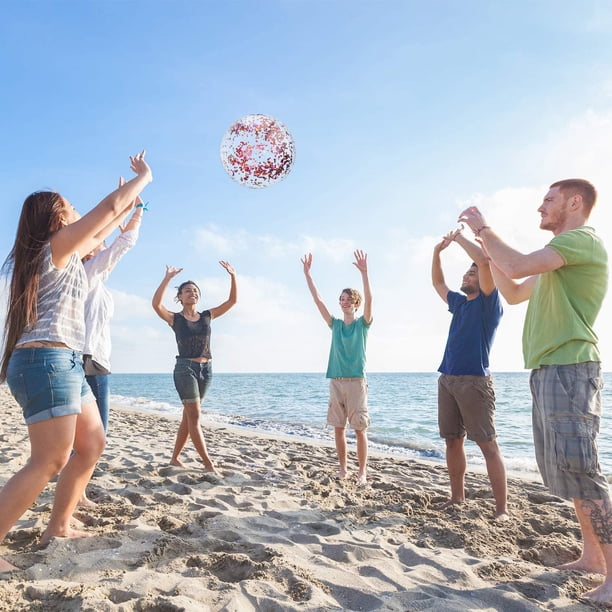 Pelotas De Agua Hinchables Con Purpurina - Pack De 10 Unidades, 25 Cm - Para Piscina, Playa, Fiestas De Verano