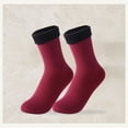 thumbnail image 4 of Calcetines térmicos cálidos para la nieve Calcetines suaves y acogedores carmesí Sunnimix Calcetines térmicos, 4 of 7