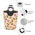 thumbnail image 3 of Salouo Hamburger Pizza Coke for Dirty Clothes Hamper,Extra Large Hamper Basket Bin 1-Pack Big Laundry Baskets with Handles Laundry Hampers Fits for Bedroom & Living Room, 3 of 5