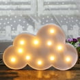 thumbnail image 4 of Independence Day Cloud Prop Light, LED Cloud Table Lamp, Battery Powered Decorative Lighting, Wedding Holiday Party Decor, Blue Ambient Lamp, 4 of 6