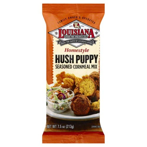 One 7.5 Oz Louisiana Fish Fry Hush Puppy Mix