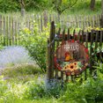 thumbnail image 4 of Chapa Metal Vintage Sweet Home Pintura Hierro Redonda Arte La Pared 30x30cm, 4 of 9