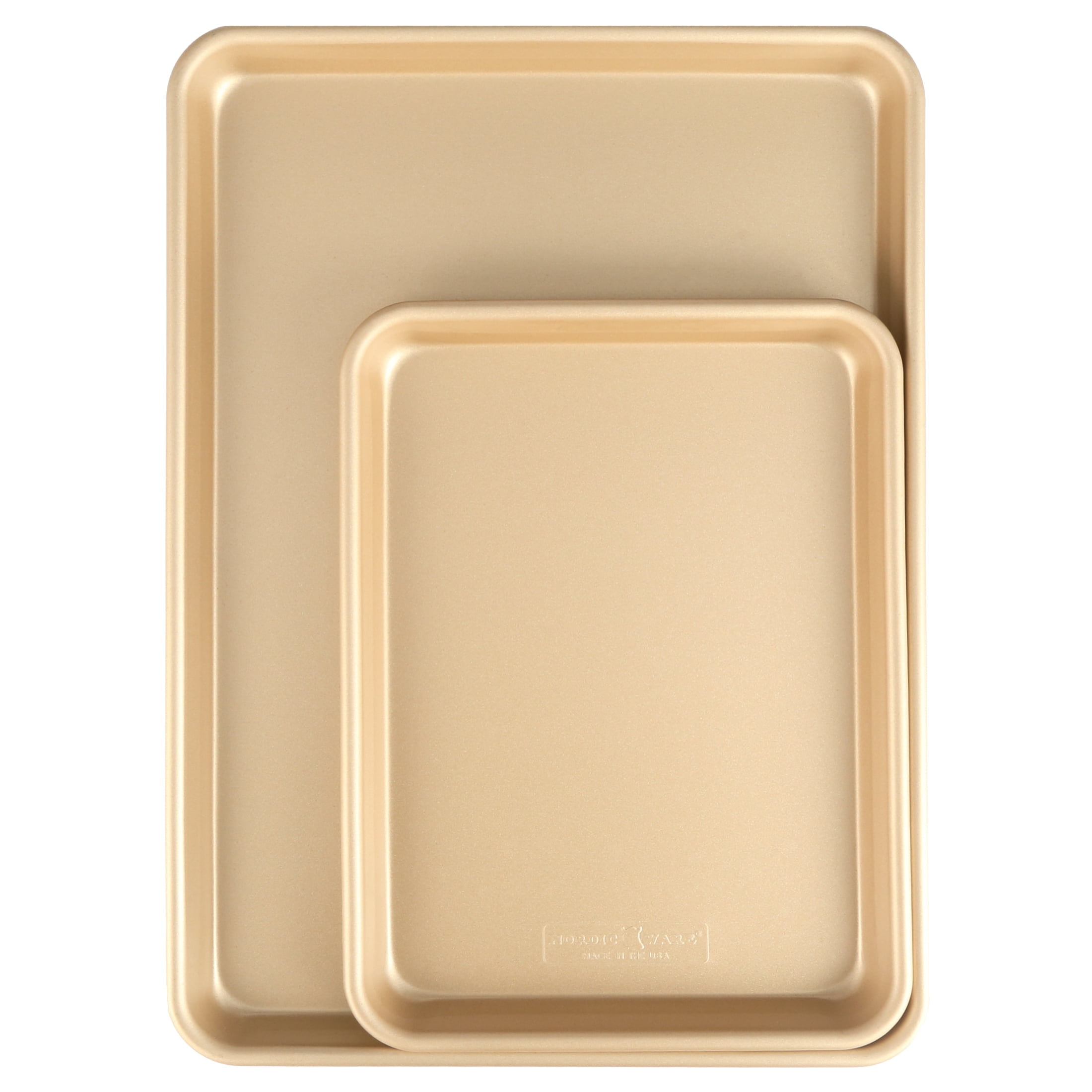 Nordic Ware Naturals Gold Nonstick Half Sheet Pan 2 Pack by World Market