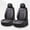 Black and Red Lines_C, variant on for CHEVROLET TRAX 2024-2026 Single Car Seat Cover Waterproof Leather Spill Protection OEM Inspired Fit Comfortable Driving