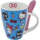 thumbnail image 4 of Juego De 2 Tazas Hello Kitty & Amigos De Porcelana Con Cuchara Sanrio,My Melody Kuromi Keroppi Badtz-Maru Pochacco Pompompurin Tazas para Bebidas Calientes, Capacidad 310 ml con Caja de Regalo, 4 of 8