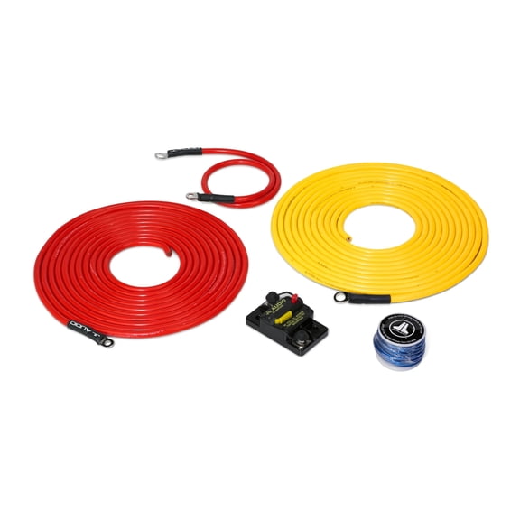 JL Audio JLA0101341800 20 ft. 12V Marine Power Connection Kit for 6 AWG Within