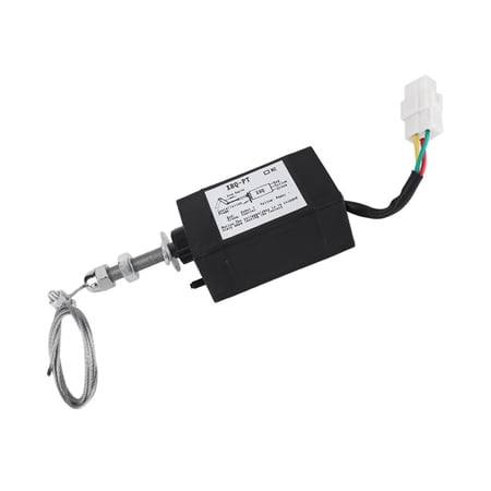 24V Diesel Engine Solenoid, 12V Diesel Engine Valve, Automatic For Shut ...