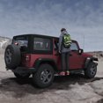 thumbnail image 3 of Olurrisa 6" Running Boards for 2018-2025 Jeep Wrangler JL 4-Door, Black Powder Coated Side Steps, 700LB Capacity, Triple Tube Design, Direct Bolt-On Installation, 3 of 8