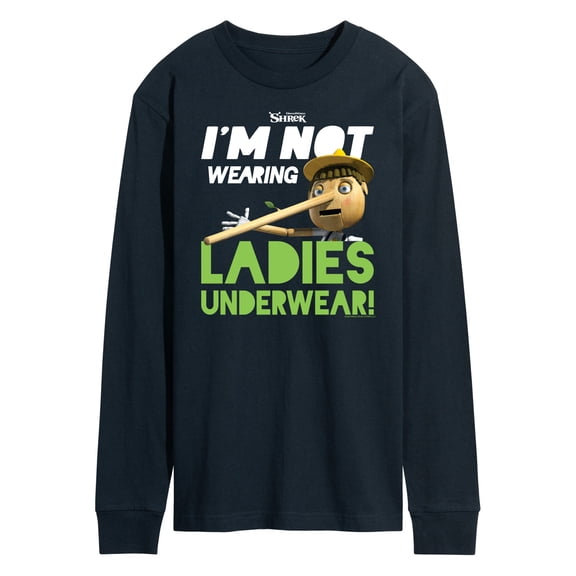 Shrek - Not Wearing Ladies Underwear - Men's Long Sleeve T-Shirt