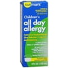 Sunmark Children's All Day Allergy, Cetirizine, Oral Solution, Sugar Free, Grape Flavor - 4 oz