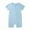 Blue, variant on Utlike Boys Romper Baby Pajamas Zipper Short Sleeve Sleeper Jumpsuit Toddler Leisure Playwear Bodysuits Size 2 Years-3 Years